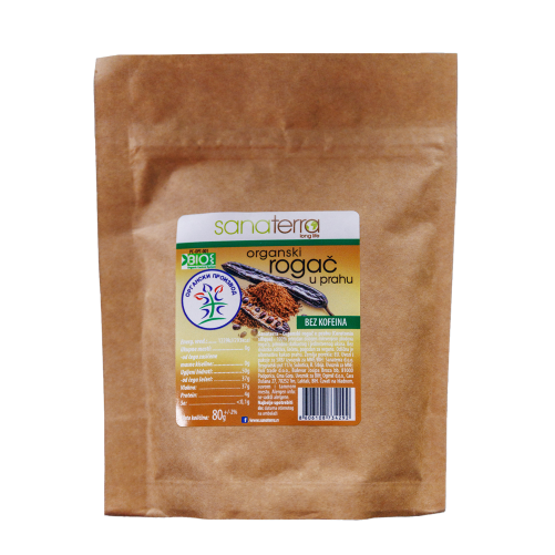 Organski rogač u prahu 80gr